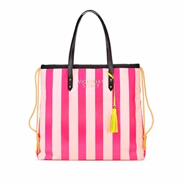 Victoria's Secret Handbags - Victoria secret striped tote NEW